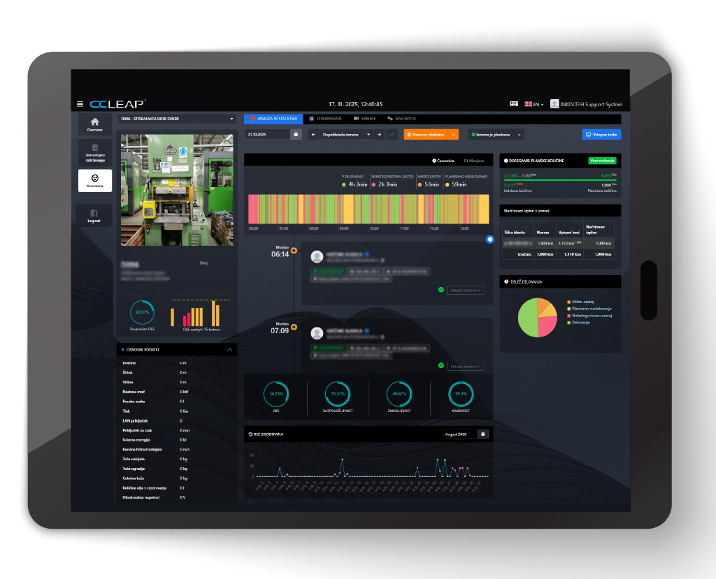 Tablica web terminal - več slik